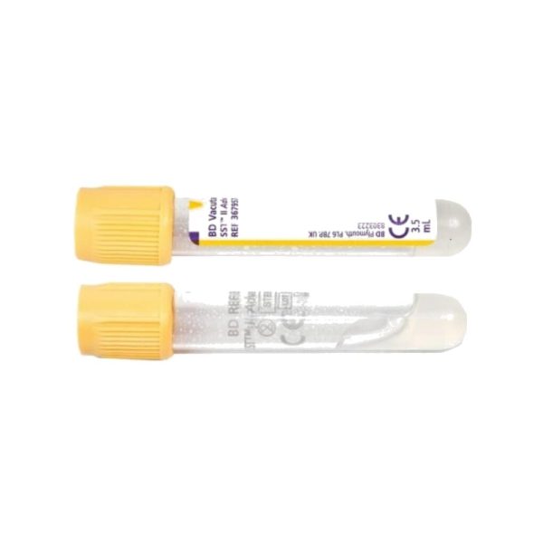 TUBO GEL SEP. SUERO AMARILLO 3,5 ML C/100