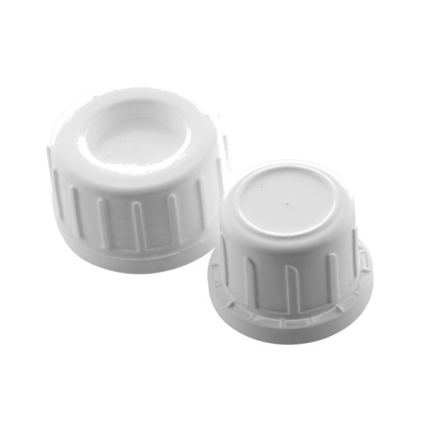 TAPON PP BLANCO GL-45 C/PRECINTO, P/20