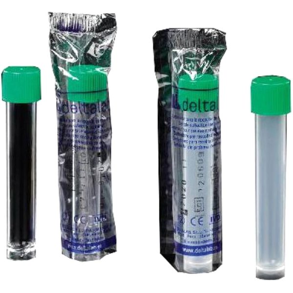 TUBO PS TAPADO 12 ML C/FALDA EST B/250