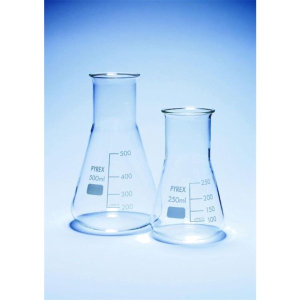 MATRAZ ERLENMEYER VIDRIO B/N 3000 ML