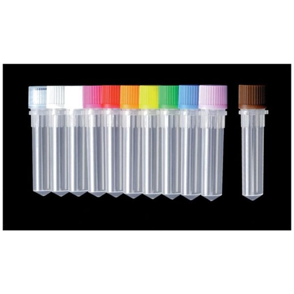 TUBE SCREW CAP /O RING 2.0ML ASSORT ST C/500