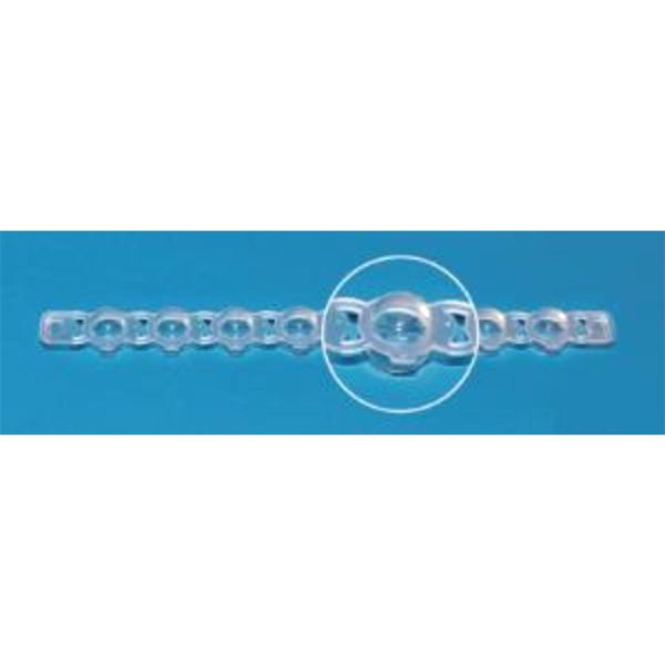 TAPA PCR 8 TIRAS PP PLANA P/TUBOS PCR C/125