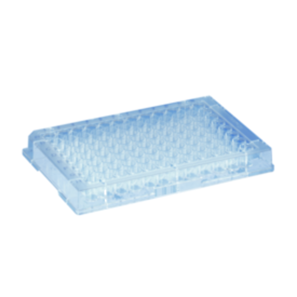 PLACA MICROTEST 96 POCILLOS FONDO PLANO C/100