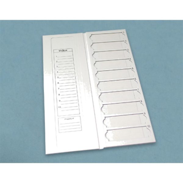 BANDEJA CARTON C/TAPA P/10 PORTAS C/5