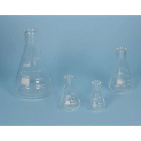 MATRAZ ERLENMEYER 250 ML B/REFORZADO C/2