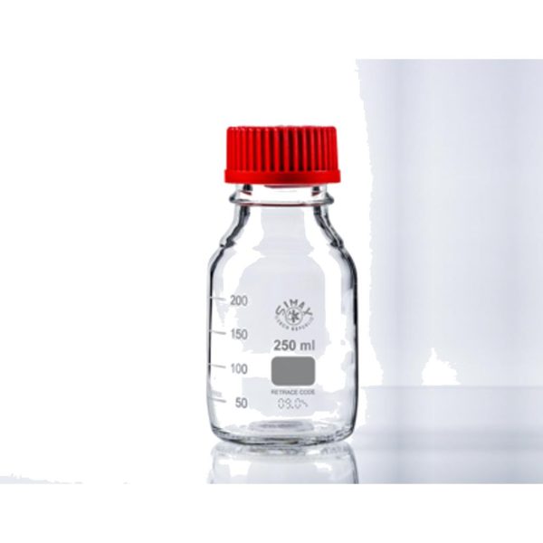 FRASCO ISO TAPON+ANILLO ROJO 250 ML
