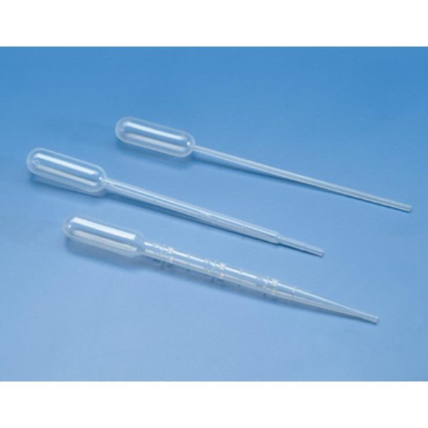 PIPETAS PASTEUR, ESTERIL 3 ML  C/500