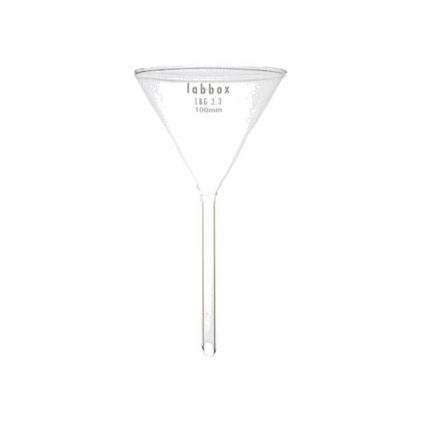 EMBUDO VIDRIO BOROSILICATO 100 MM