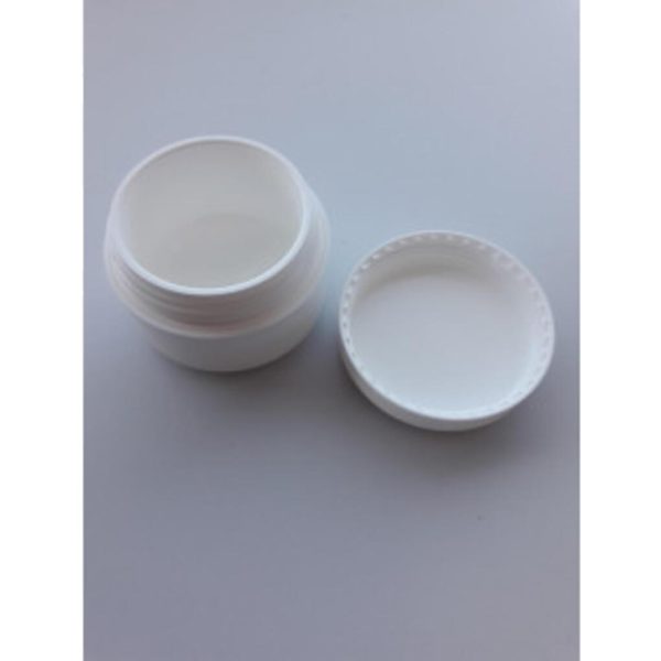 TARRO 15 ML PS D/F BLANCO T/BLANCA C/10