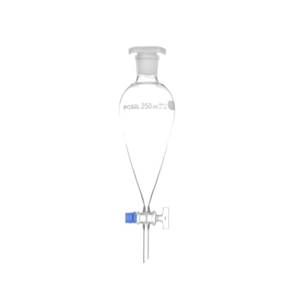 EMBUDO DECANTACION CONICO 50 ML LLAVE VIDRIO