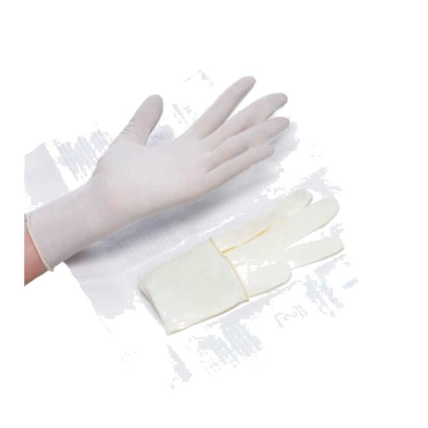 GUANTE LATEX C/POLVO ESTÉRIL EXAM S C/50 PAR