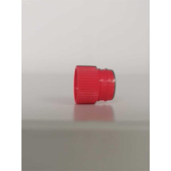 TAPON PLASTICO TUBO 3ML ROJO B/1000